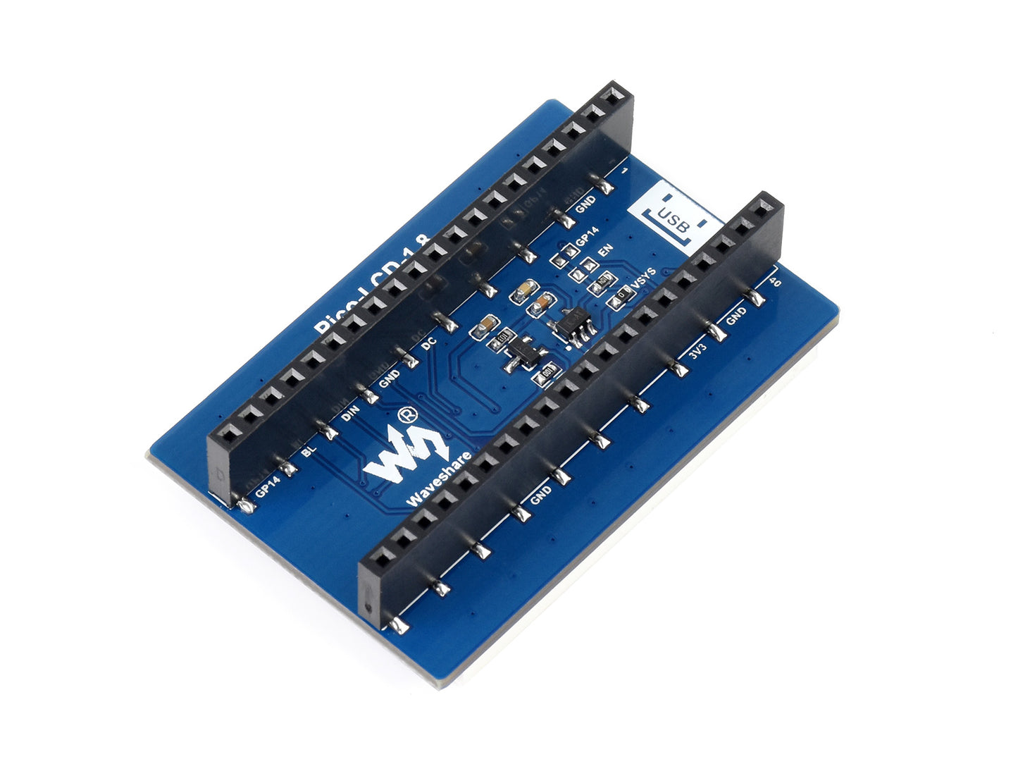 1.8inch LCD Display Module for Raspberry Pi Pico, 65K Colors, 160×128, SPI