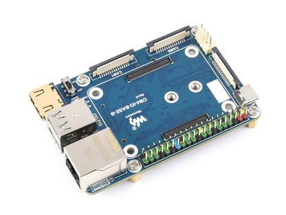CM4-IO-BASE-BOX-B + USB HDMI Adapter, for Raspberry Pi Compute Module 4