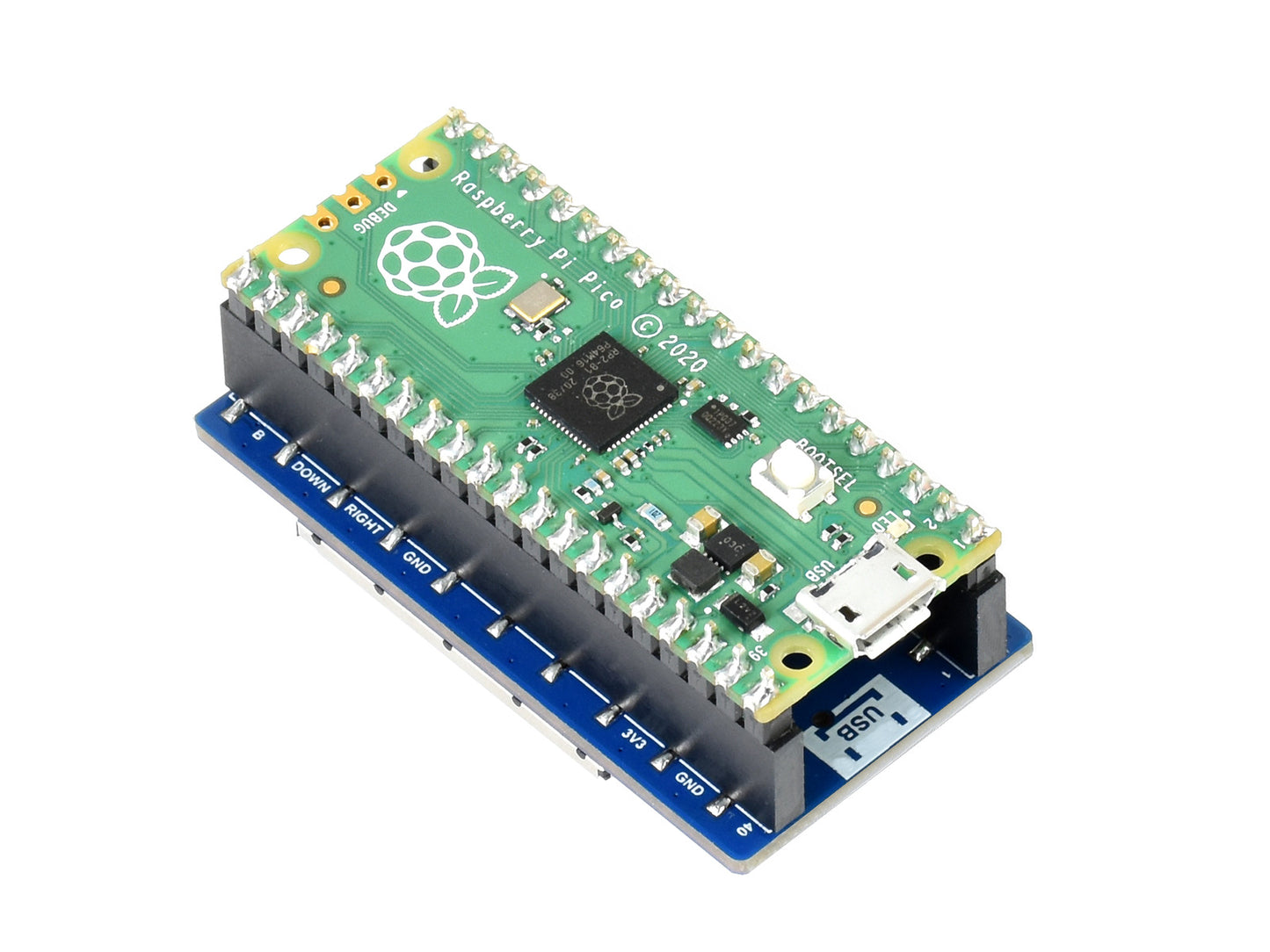 1.3inch LCD Display Module for Raspberry Pi Pico, 65K Colors, 240×240, SPI