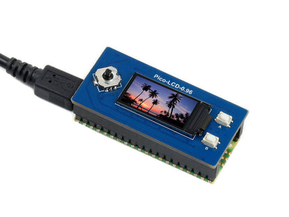 0.96inch LCD Display Module for Raspberry Pi Pico, 65K Colors, 160×80, SPI