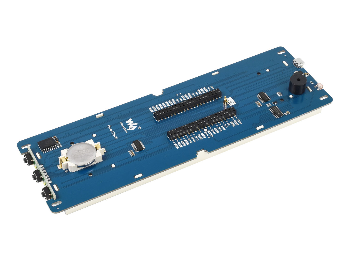 Electronic Clock for Raspberry Pi Pico, Accurate RTC, Multi Functions, LED Digits