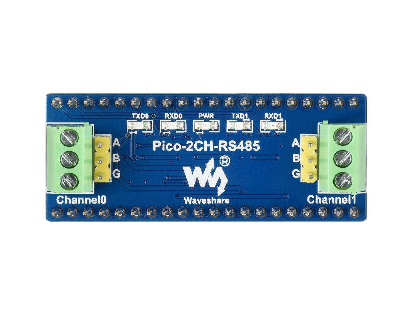 2-Channel RS485 Module for Raspberry Pi Pico, SP3485 Transceiver, UART To RS485