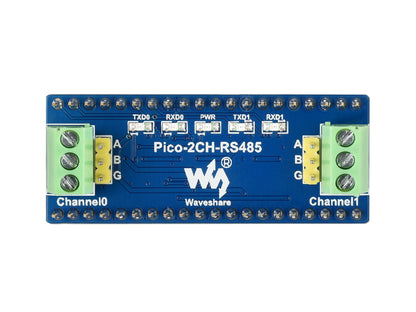2-Channel RS485 Module for Raspberry Pi Pico, SP3485 Transceiver, UART To RS485