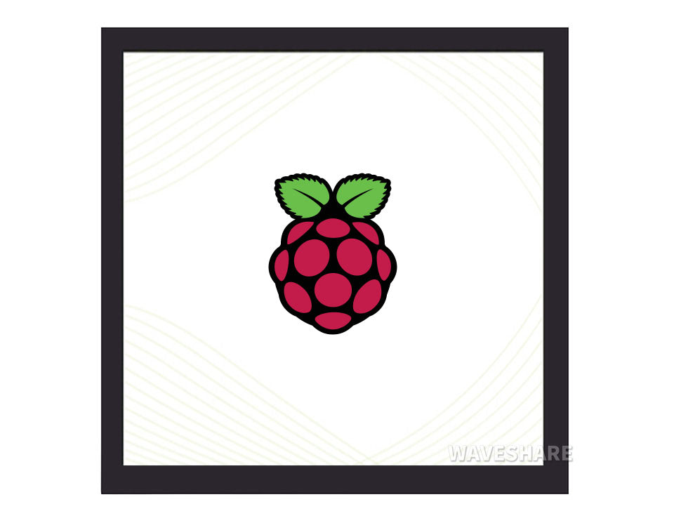 4inch Square Capacitive Touch Screen LCD (C) for Raspberry Pi, 720×720, DPI, IPS, Toughened Glass Cover, Low Power