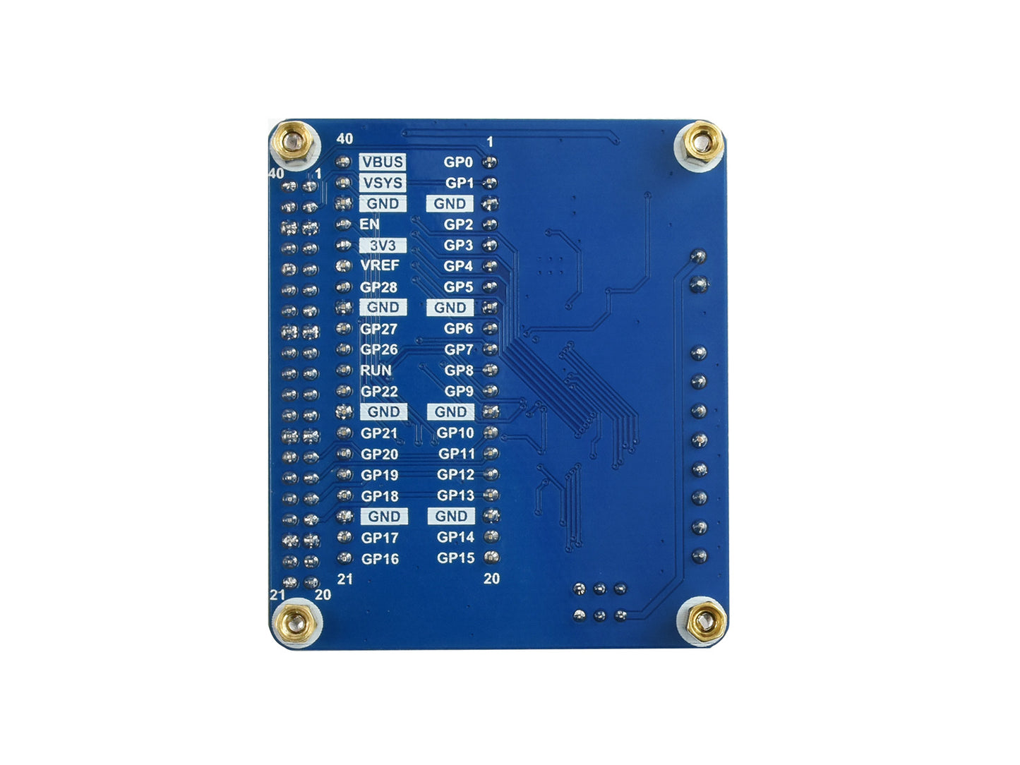 DC Motor Driver Module for Raspberry Pi Pico, Driving up to 4x DC Motors