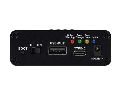 Solar Power Manager (B), Embedded 10000mAh Li-Po Battery, Supports 6V~24V Solar Panels