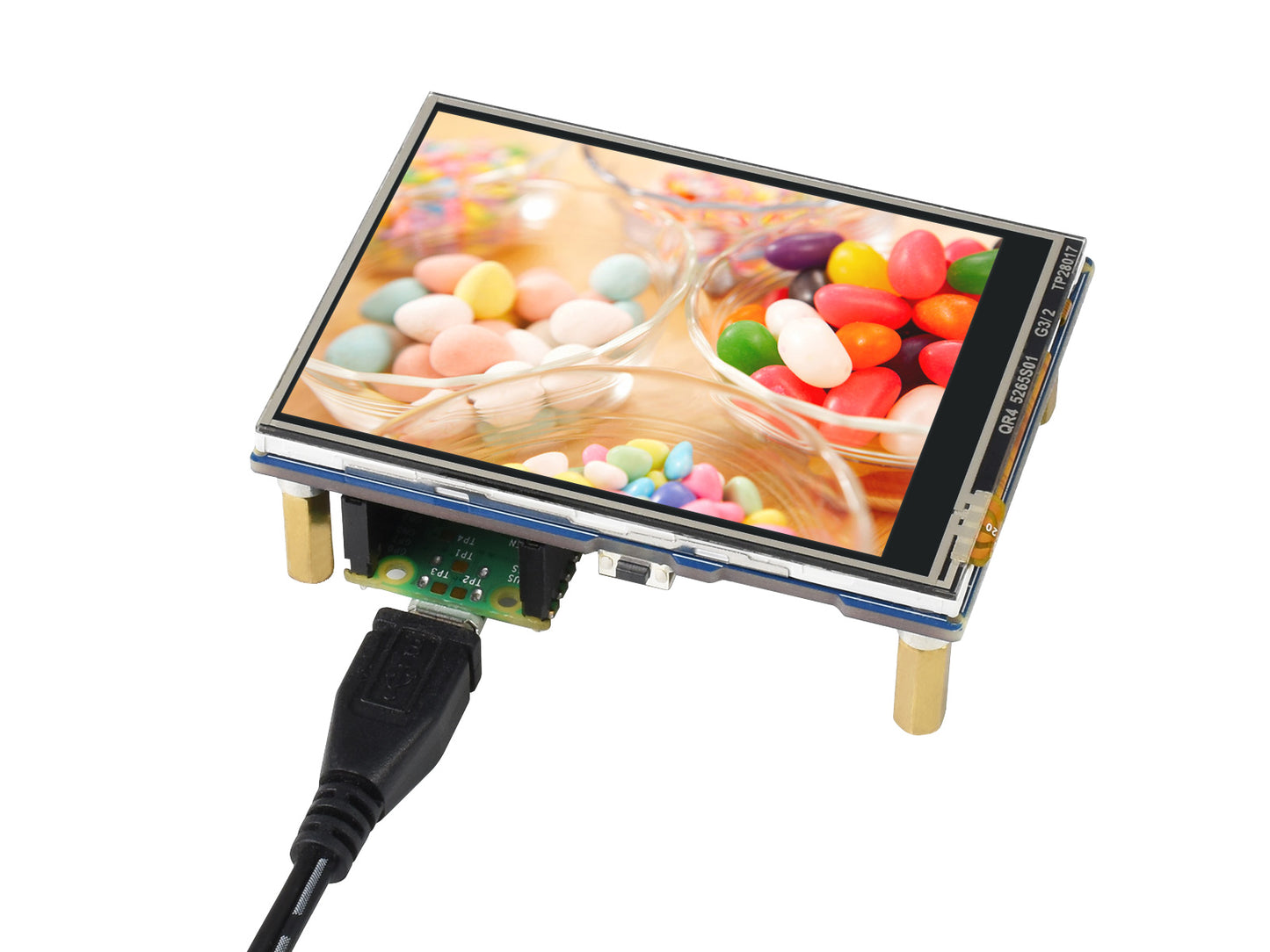 2.8inch Touch Display Module for Raspberry Pi Pico, 262K Colors, 320×240, SPI