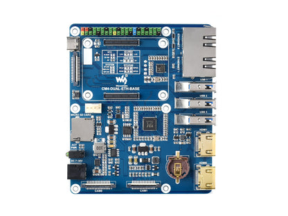 Dual Gigabit Ethernet Base Board Designed for Raspberry Pi Compute Module 4