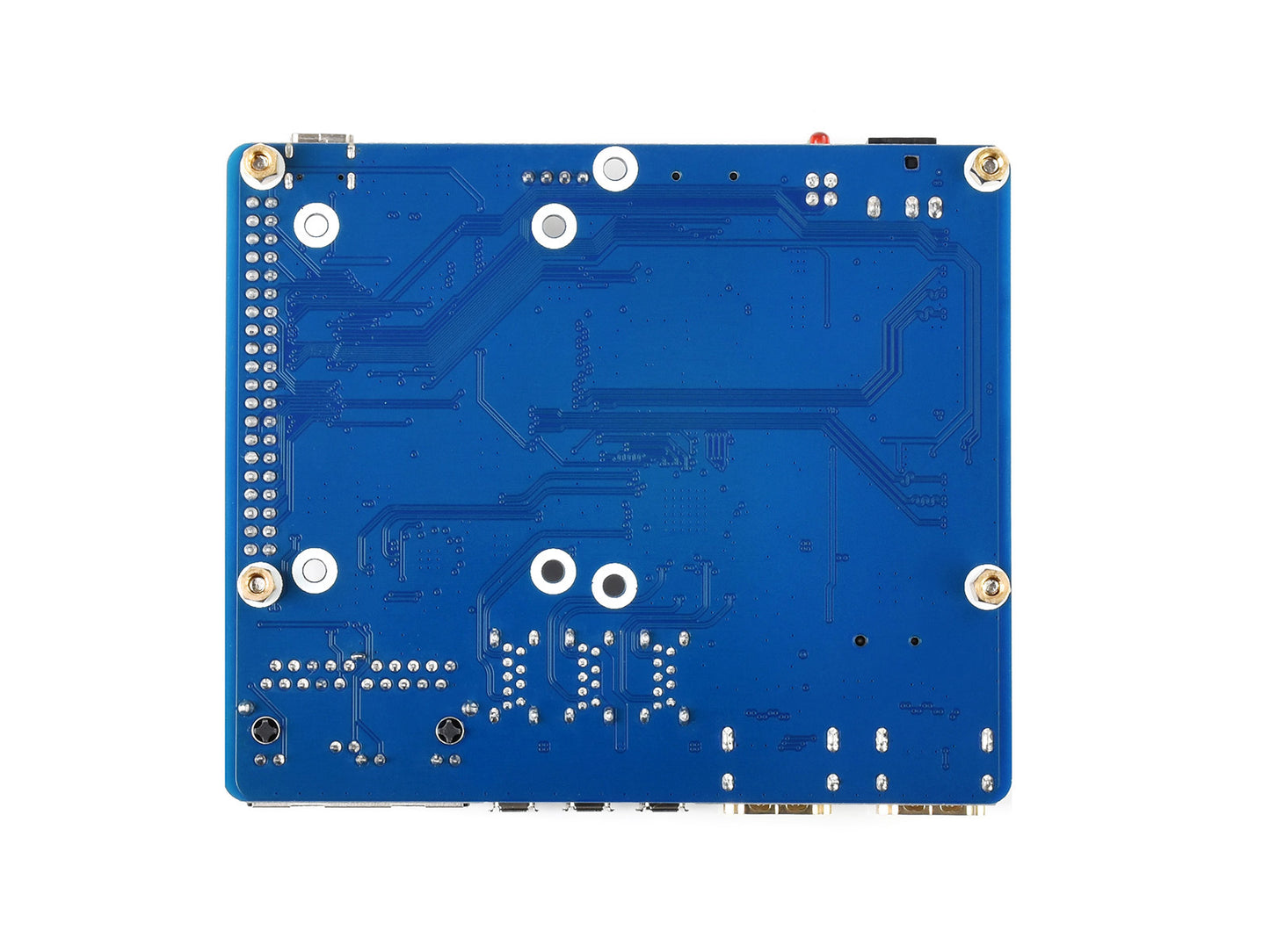 Dual Gigabit Ethernet Base Board Designed for Raspberry Pi Compute Module 4
