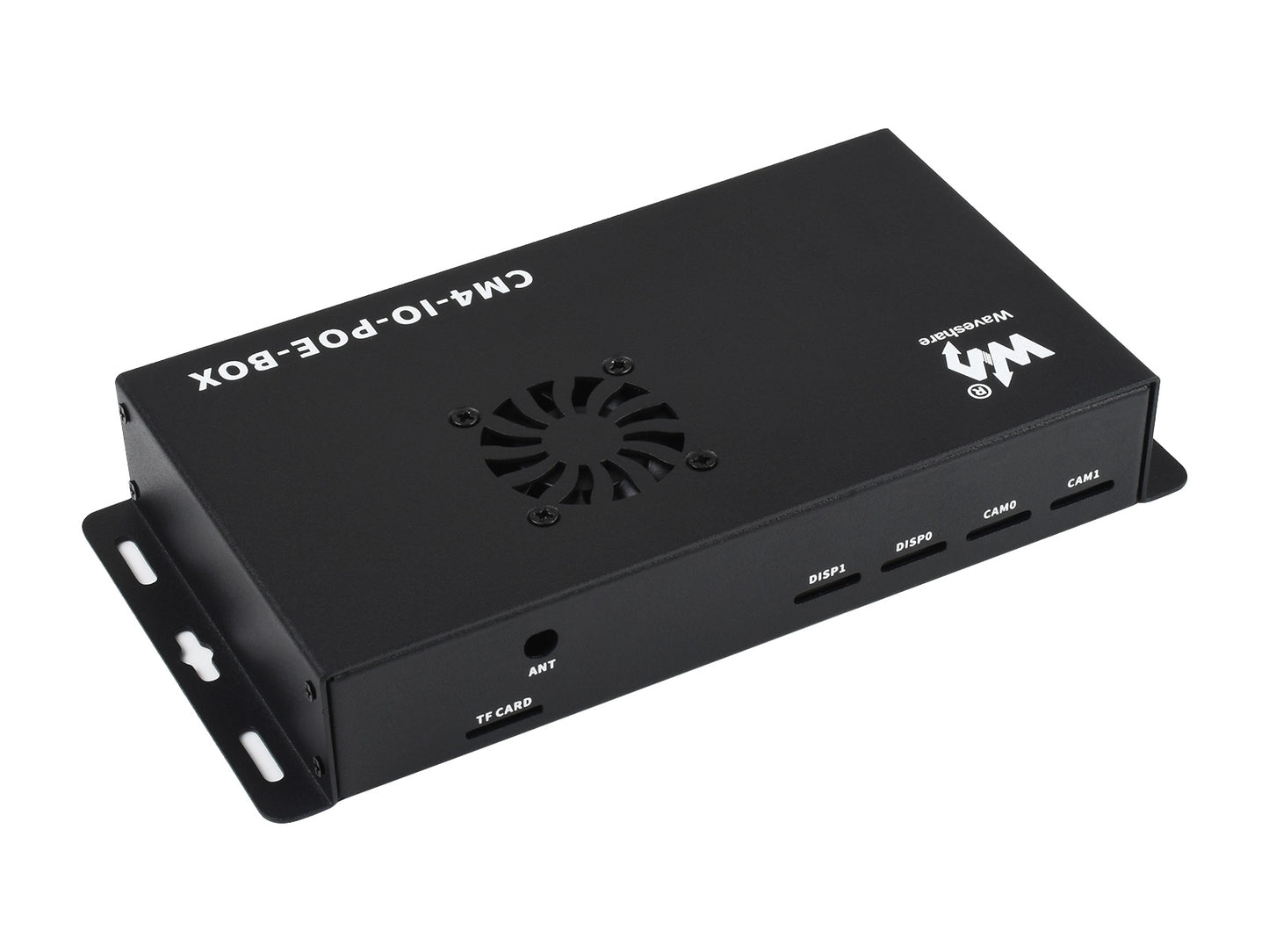 PoE Mini-Computer Based on Raspberry Pi Compute Module 4 (NOT Included), Metal Case, With Cooling Fan
