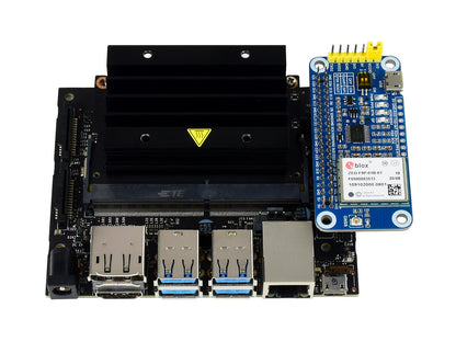 ZED-F9P GPS-RTK HAT for Raspberry Pi, Centimeter Level Accuracy, Multi-Band RTK Differential GPS Module