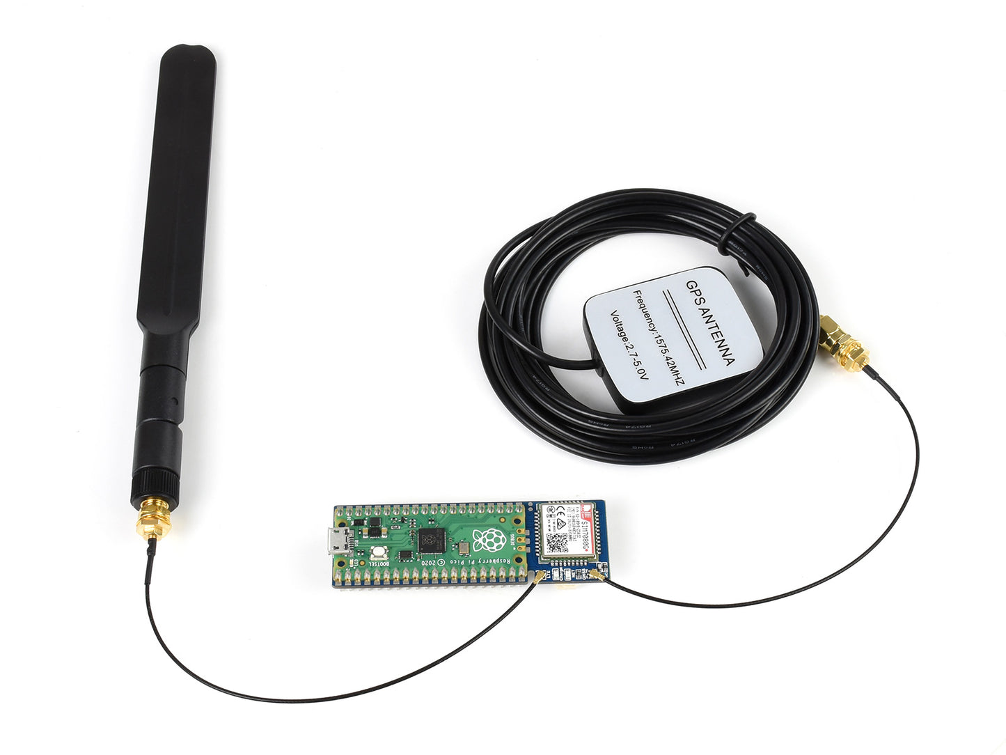 SIM7080G NB-IoT / Cat-M(eMTC) / GNSS Module for Raspberry Pi Pico, Global Band Support