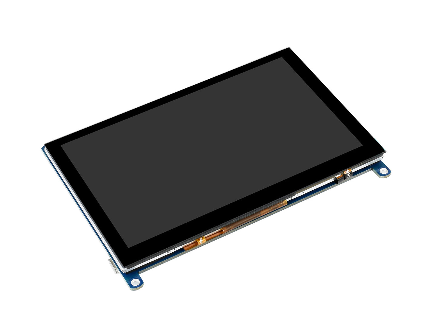 5inch Capacitive Touch Screen LCD (H) Slimmed-down Version, 800×480, HDMI, Toughened Glass Panel, Low Power