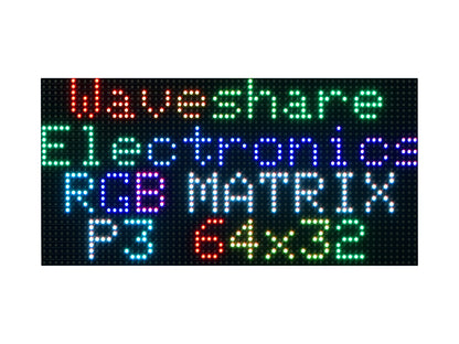 RGB Full-color LED Matrix Panel, 3mm Pitch, 64 × 32 Pixels, Adjustable Brightness, Options For Standard Version / GOB Version