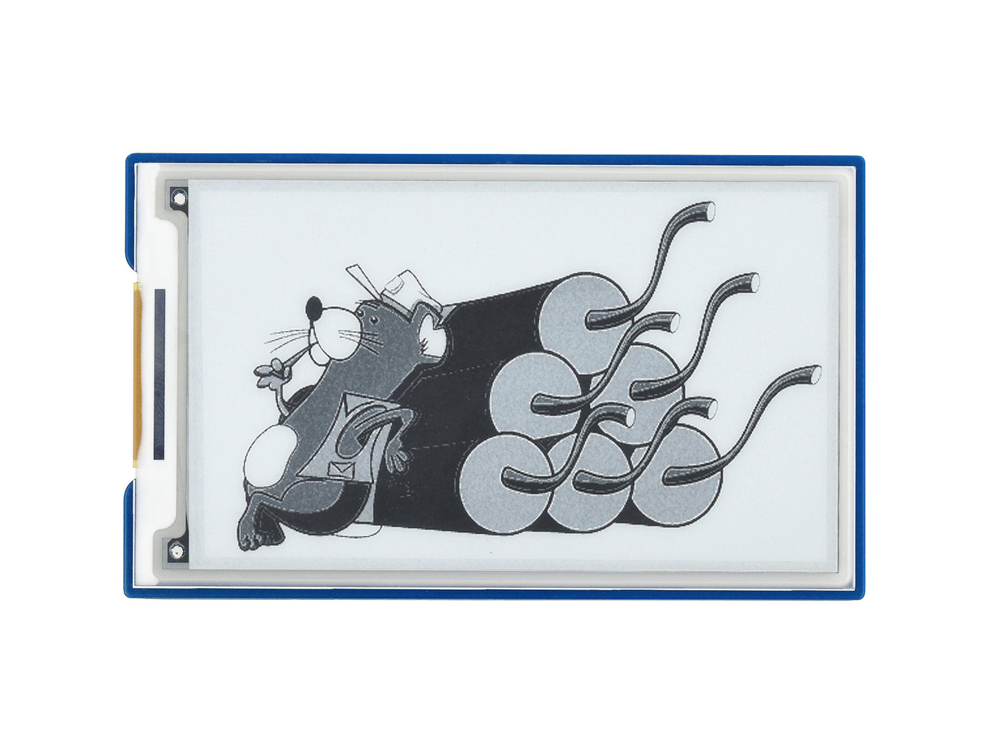 3.7inch E-Paper E-Ink Display Module for Raspberry Pi Pico, 480×280, Black / White, 4 Grayscale, SPI