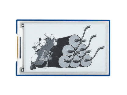 3.7inch E-Paper E-Ink Display Module for Raspberry Pi Pico, 480×280, Black / White, 4 Grayscale, SPI