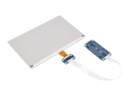 7.5inch E-Paper E-Ink Display Module (B) for Raspberry Pi Pico, 800×480, Red / Black / White, SPI