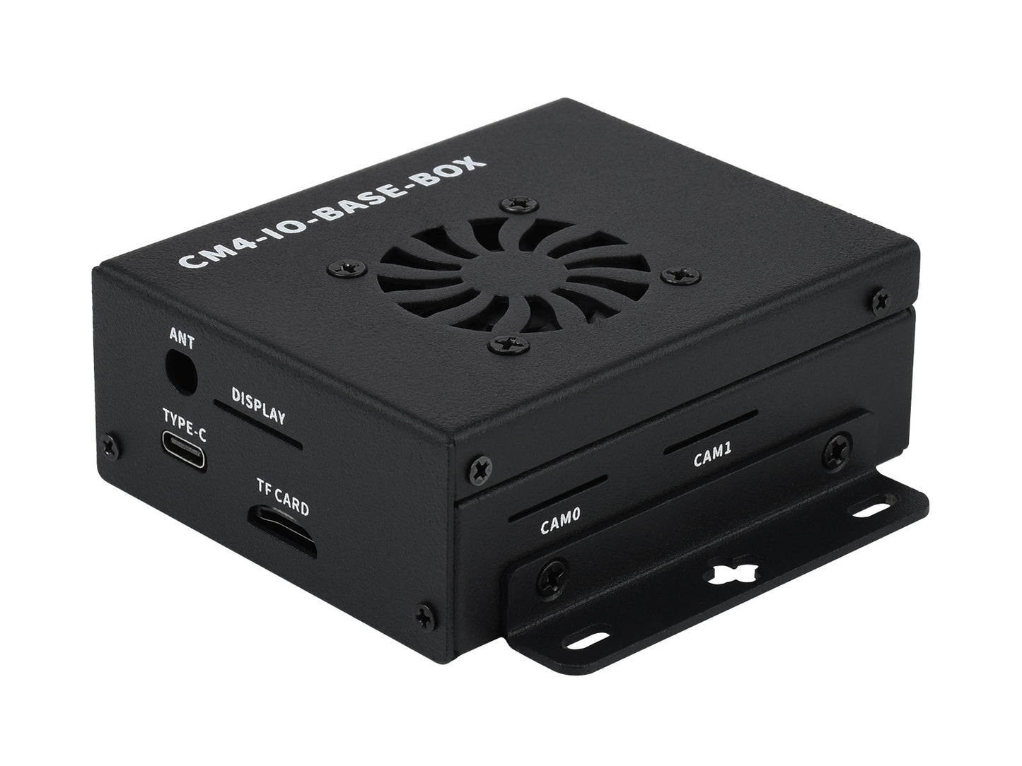 Mini-Computer Based on Raspberry Pi Compute Module 4 (NOT Included), Mini IO Board Lite Ver, Metal Case, with Cooling Fan