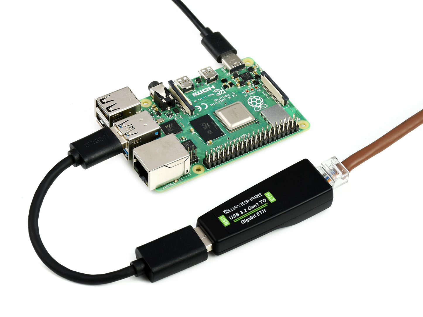 USB 3.2 Gen1 TO Gigabit Ethernet Converter, Driver-Free