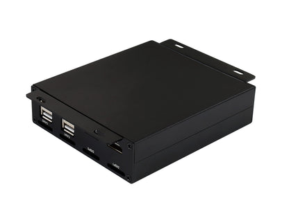 PoE Mini-Computer (Type B) Based on Raspberry Pi Compute Module 4 (NOT Included), Metal Case, With Cooling Fan