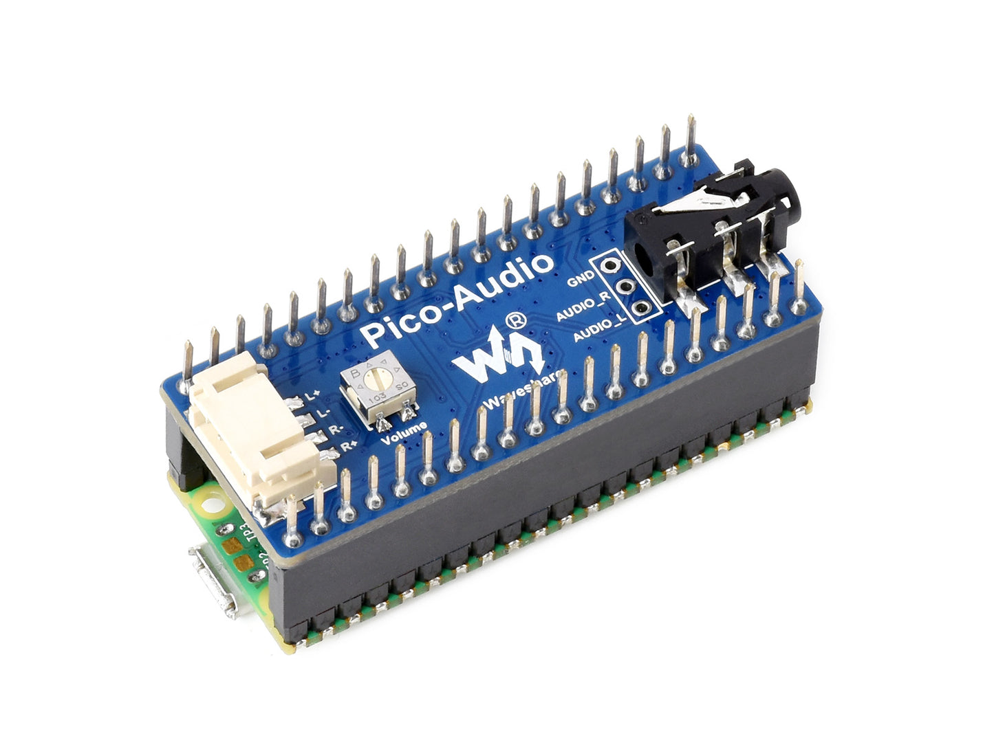Audio Expansion Module for Raspberry Pi Pico, Concurrently Headphone / Speaker Output