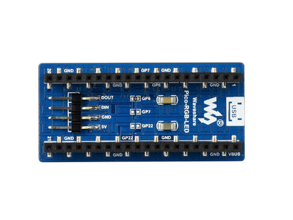 RGB Full-color LED Matrix Panel for Raspberry Pi Pico, 16×10 Grid