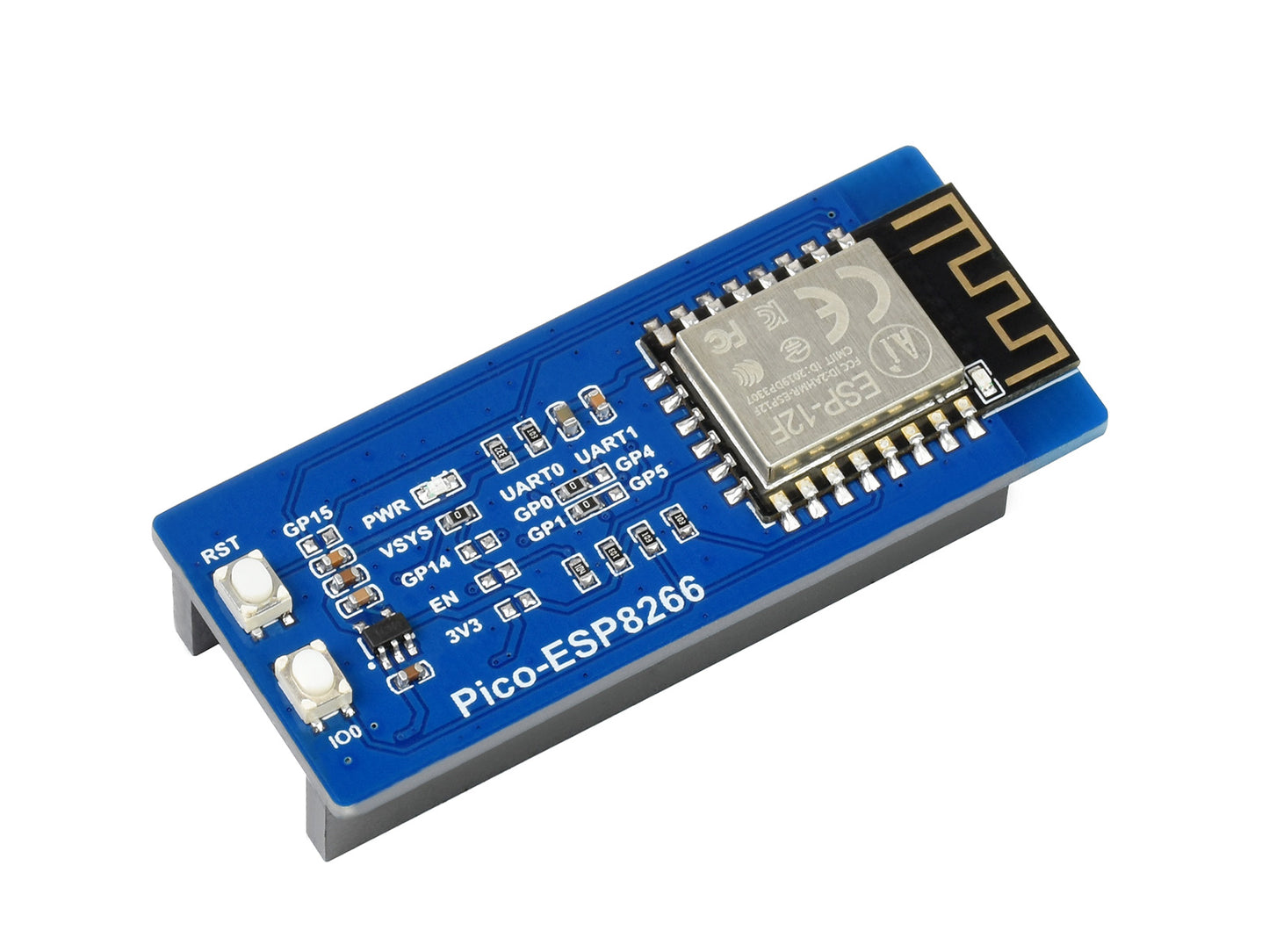ESP8266 WiFi Module for Raspberry Pi Pico, Supports TCP/UDP Protocol