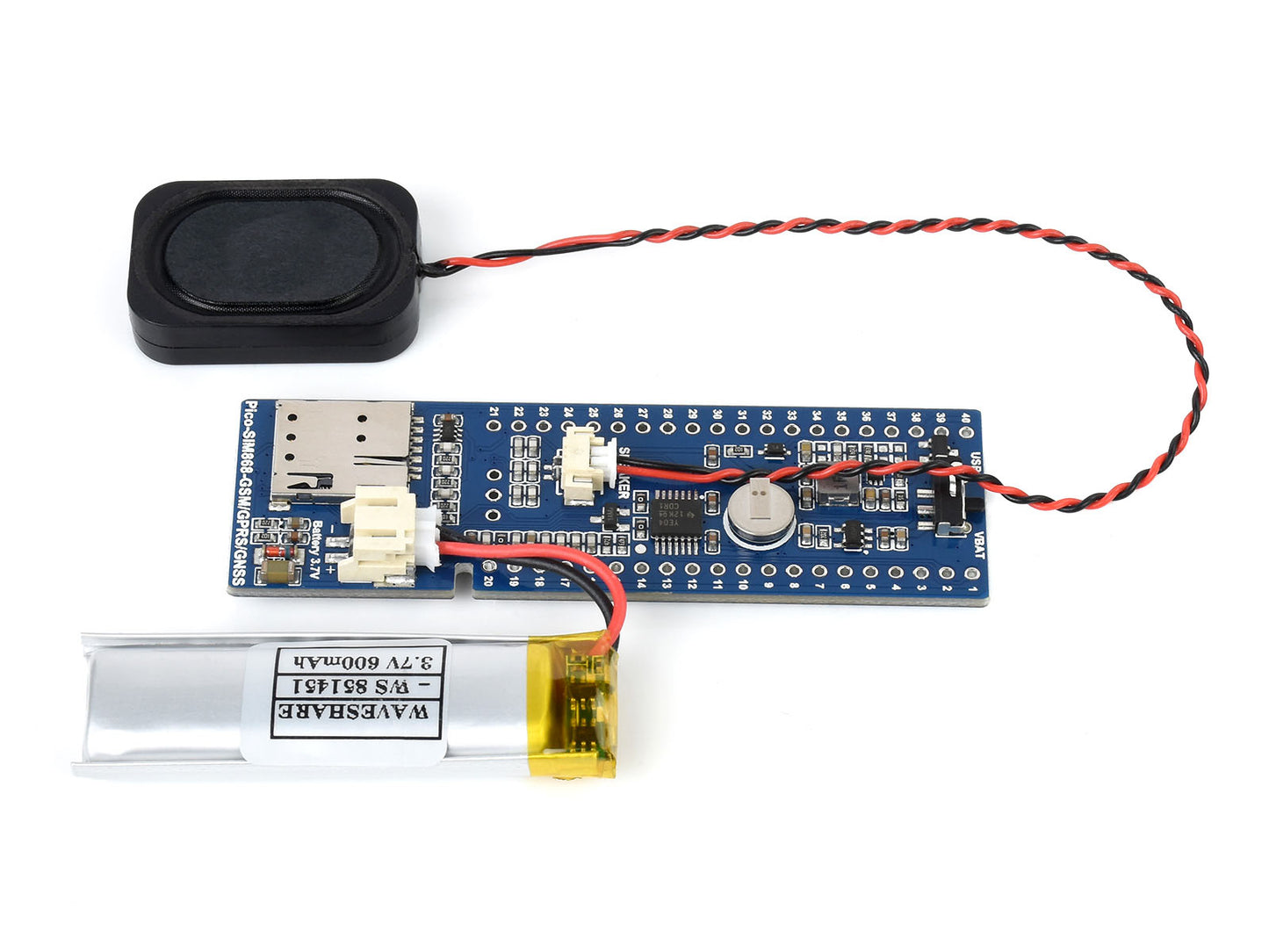 SIM868 GSM/GPRS/GNSS Module for Raspberry Pi Pico, Bluetooth Connection