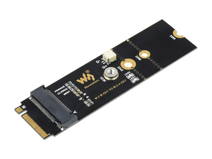 M.2 M KEY To A KEY Adapter, for PCIe Devices, Supports USB Conversion