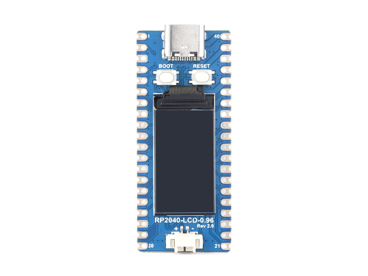 RP2040-LCD-0.96, a Pico-like MCU Board Based on Raspberry Pi MCU RP2040, with LCD