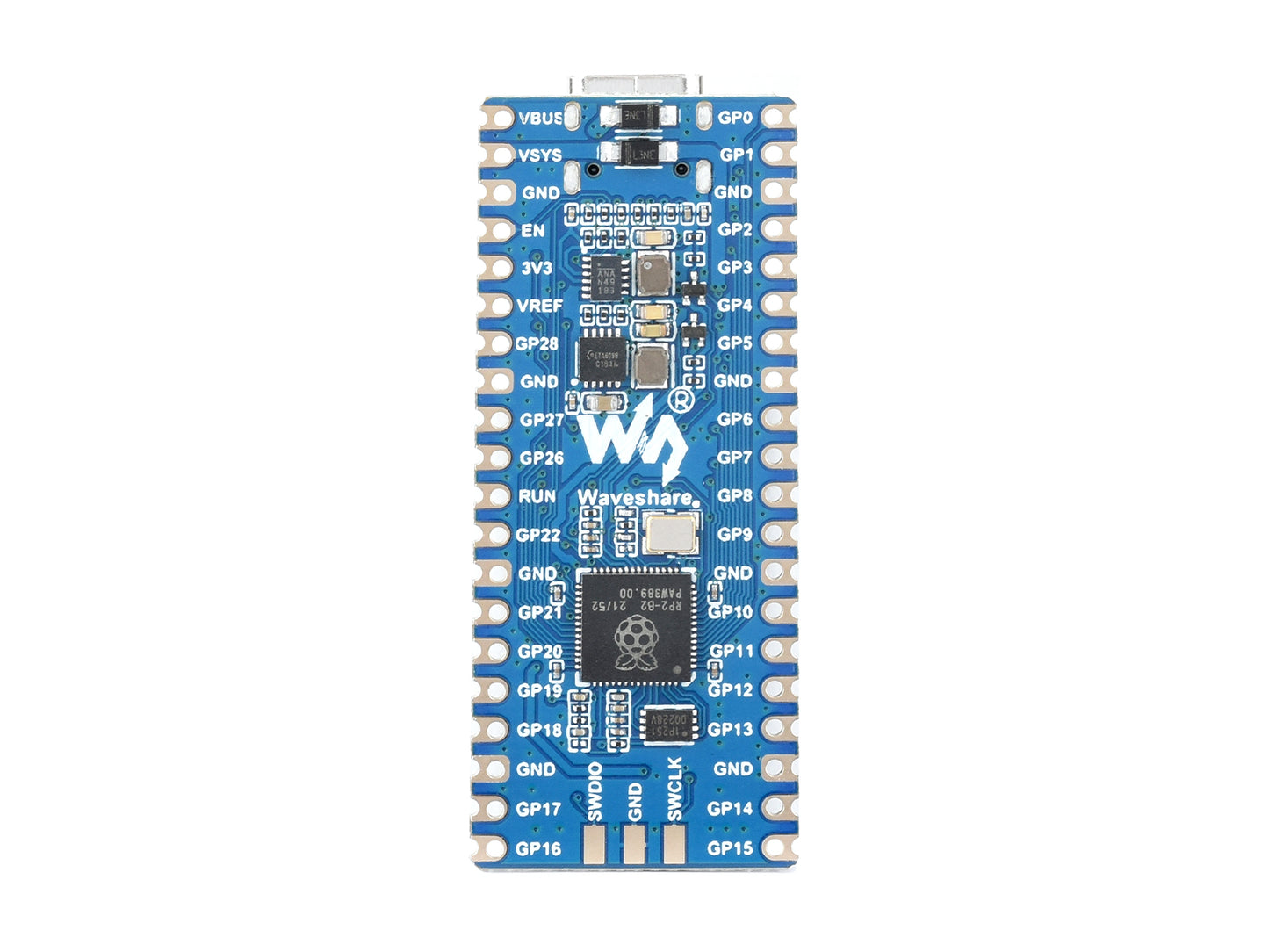 RP2040-LCD-0.96, a Pico-like MCU Board Based on Raspberry Pi MCU RP2040, with LCD