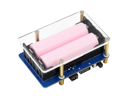 Uninterruptible Power Supply UPS HAT (B) for Raspberry Pi, 5V Output, up to 5A Current, Pogo Pins Connector