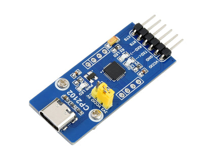 CP2102 USB UART Board (Type C), USB To TTL (UART) Communication Module, USB-C Connector