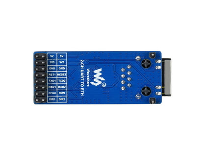 2-CH UART To Ethernet Converter, Serial Port Transparent Transmission Module