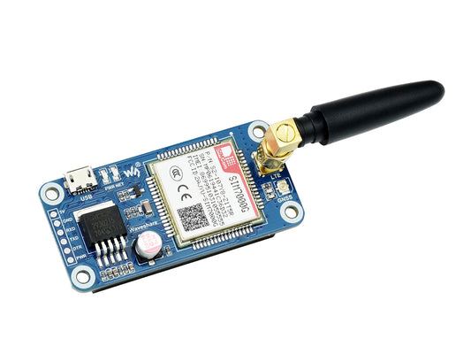 SIM7000G NB-IoT / Cat-M / EDGE / GPRS HAT for Raspberry Pi, GNSS, Global Band Support