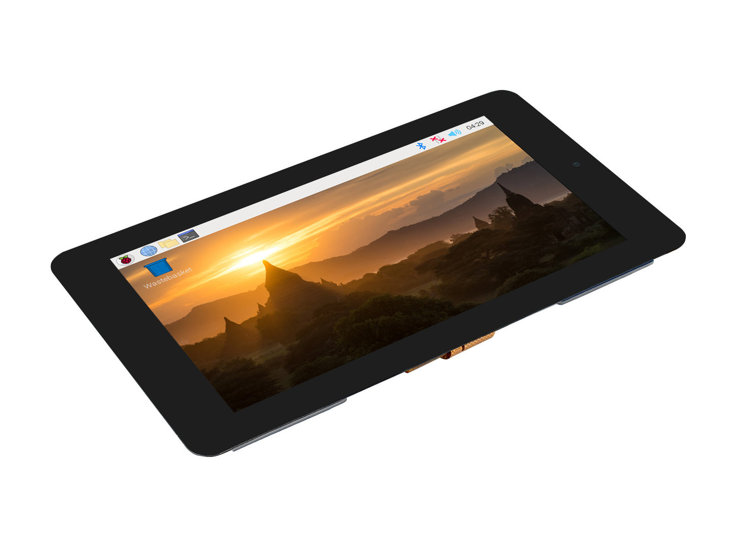 7inch Capacitive Touch Display for Raspberry Pi, with 5MP Front Camera, 800×480, DSI