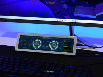 8.8inch IPS Side Monitor, 480×1920, HDMI, HiFi Speaker, No Touch