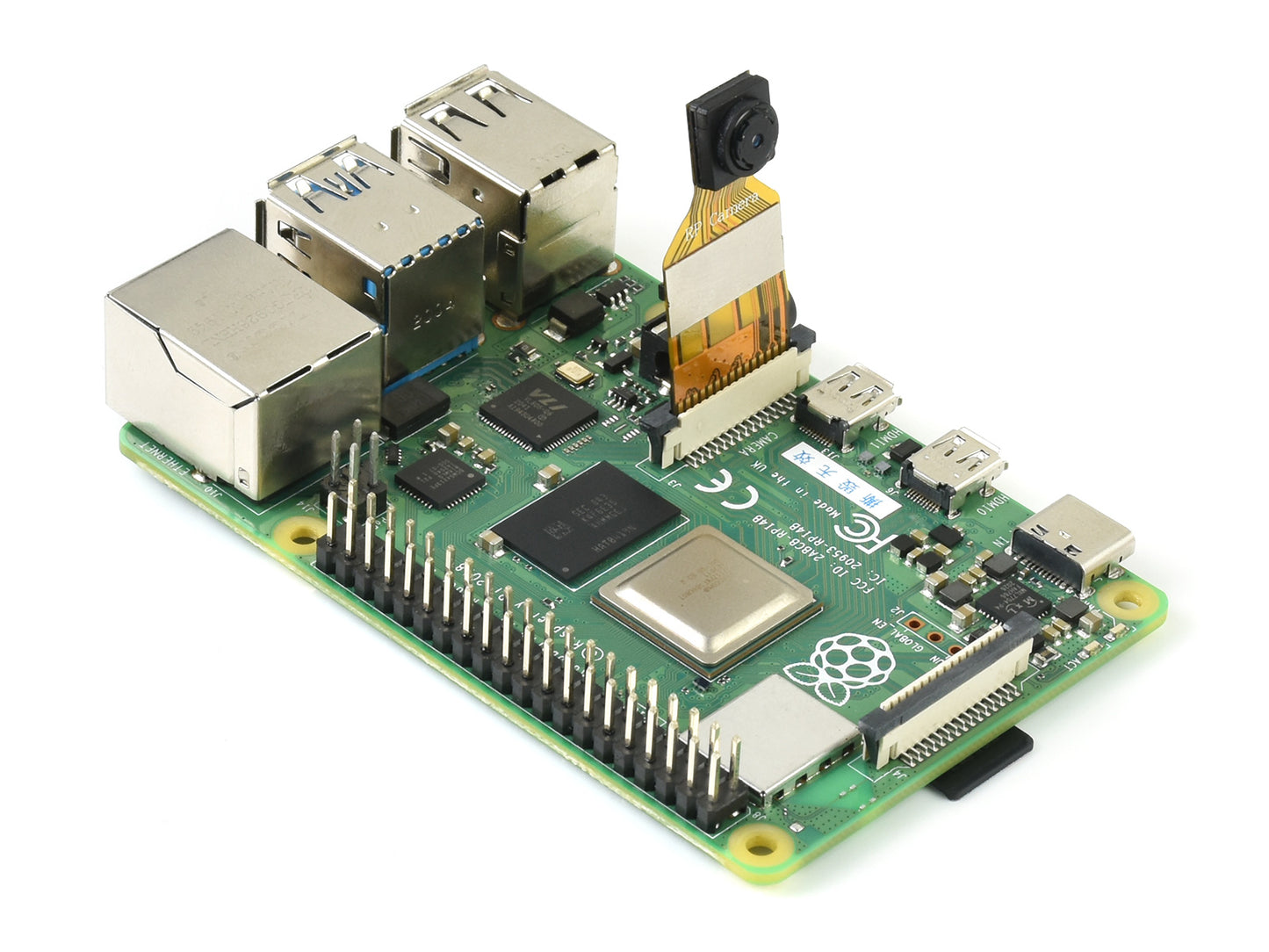 RPi FPC Camera (B) for Raspberry Pi, OV5647, 5MP, Mini Size