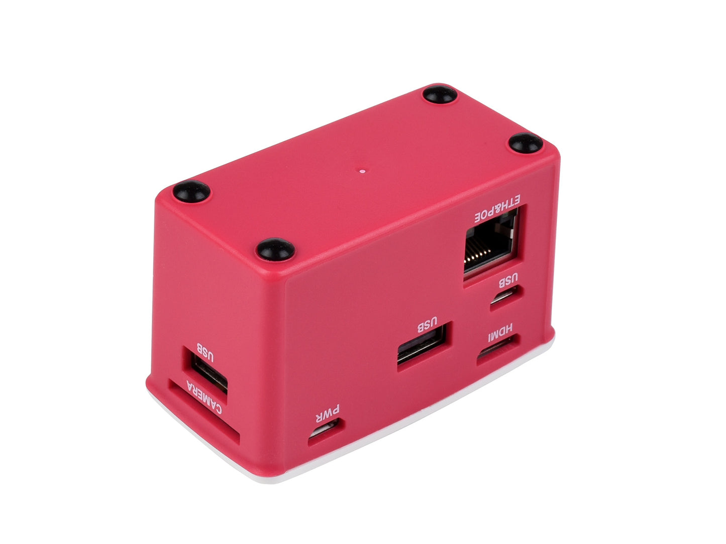 PoE Ethernet / USB HUB BOX for Raspberry Pi Zero Series, 3x USB 2.0, 802.3af-Compliant