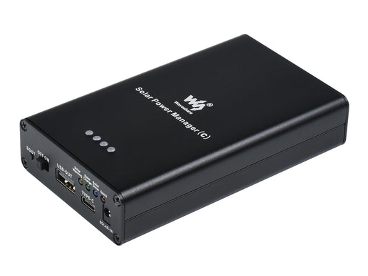 Solar Power Manager (C), Supports 3x 18650 Batteries, Multi Protection Circuits