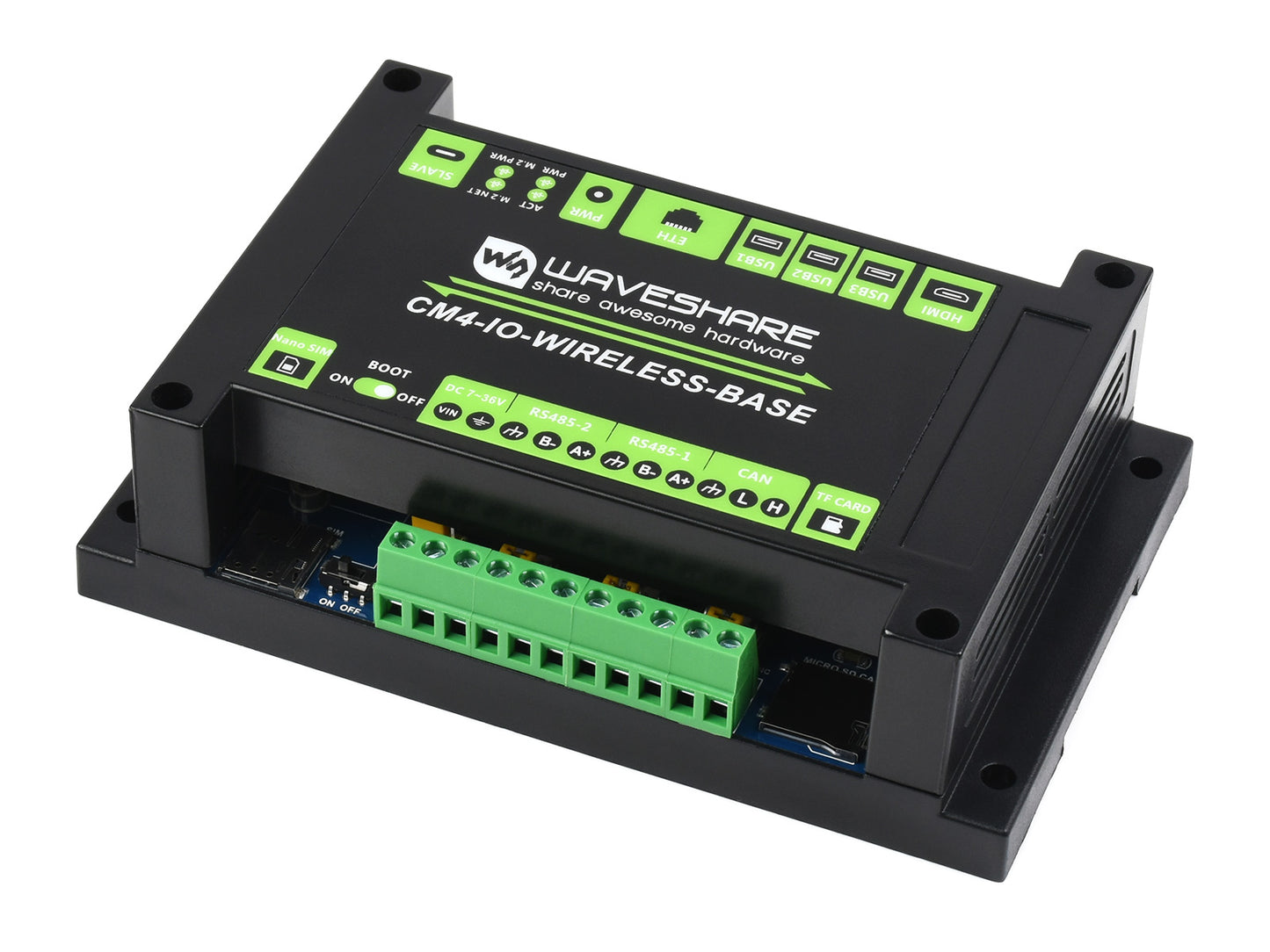Industrial IoT Wireless Expansion Module Designed for Raspberry Pi Compute Module 4