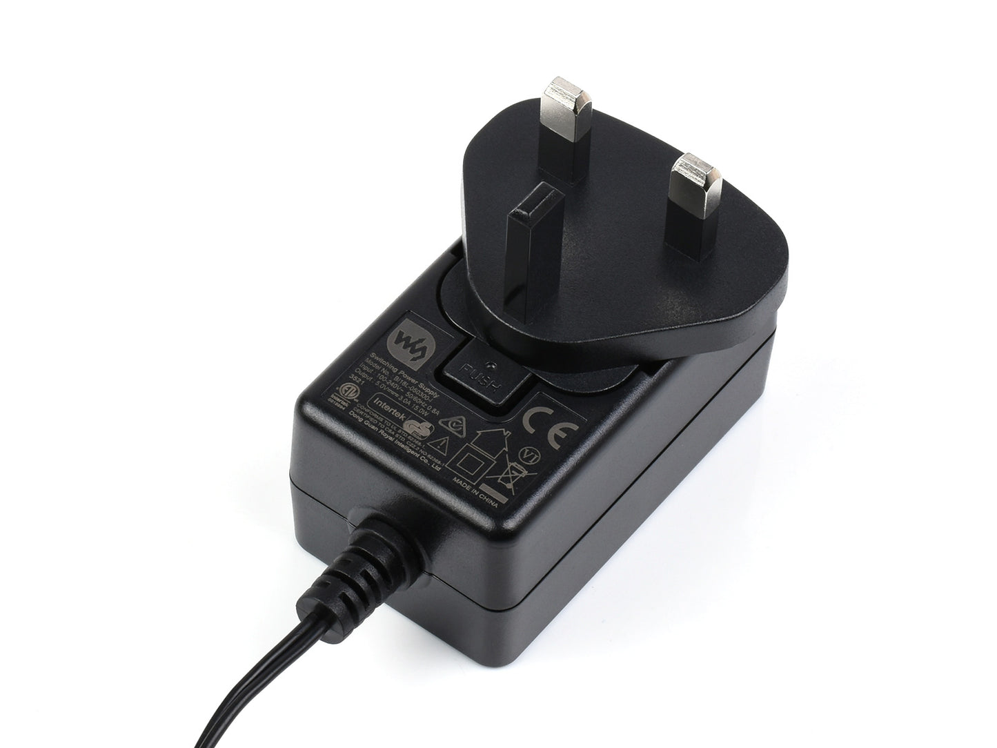 Power Supply, Power Adapter, 5V/3A, micro USB Output Connector
