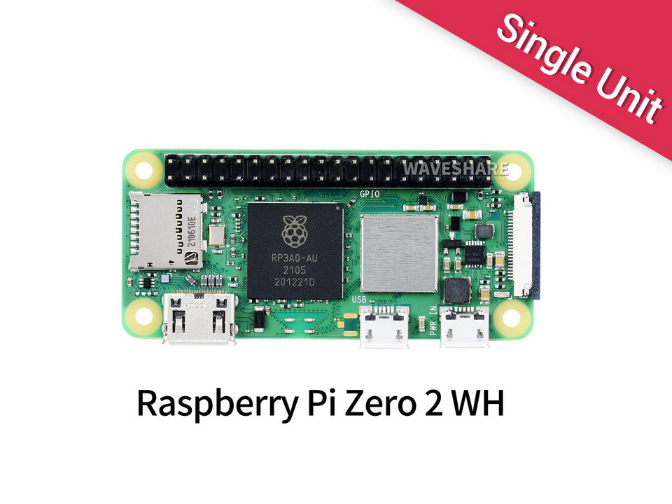 Raspberry Pi Zero 2 W, Five Times Faster, Quad-core ARM Processor