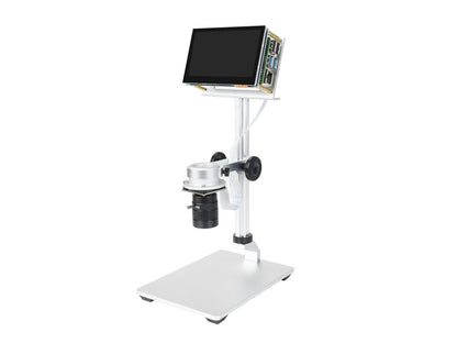 Raspberry Pi Microscope Kit, 12MP Visual Magnification, Microscope Screen Bracket