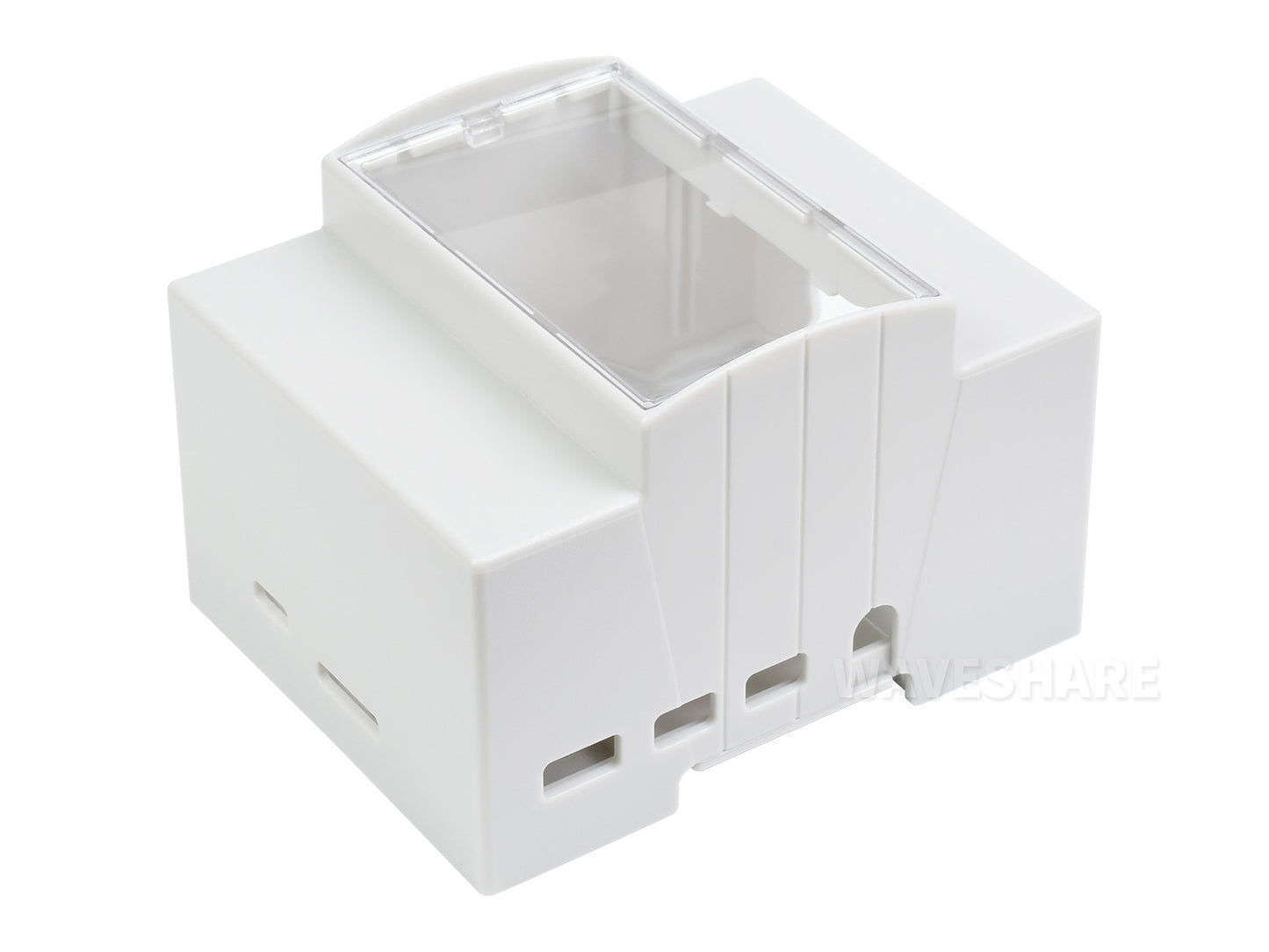 DIN Rail ABS Case for Raspberry Pi 4, Large Inner Space, Injection Moduling
