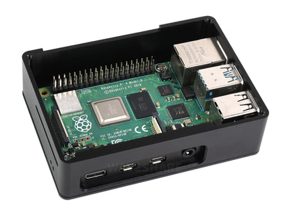 Dual Fan Case for Raspberry Pi 4, Dull-Polish Surface