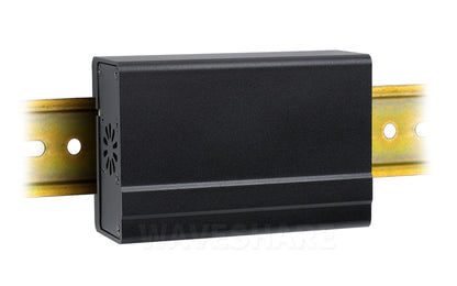 DIN Rail Aluminum Case for Raspberry Pi 4, with Cooling Fan and Heatsinks