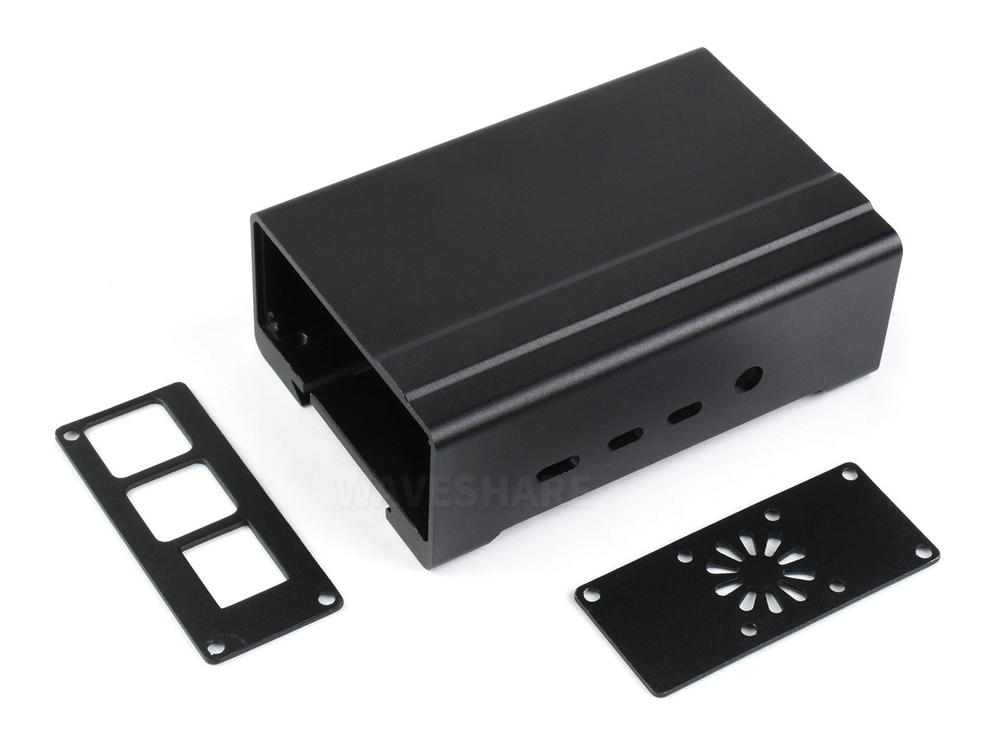 DIN Rail Aluminum Case for Raspberry Pi 4, with Cooling Fan and Heatsinks