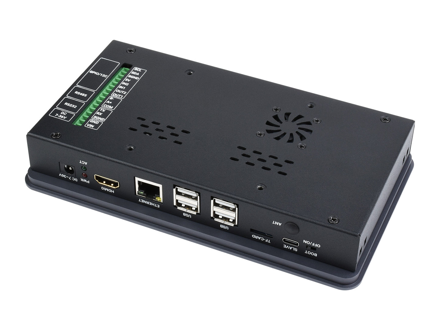7″ Touch Screen All-In-One Kit Designed for Raspberry Pi CM4, 5MP Camera, Aluminum Case