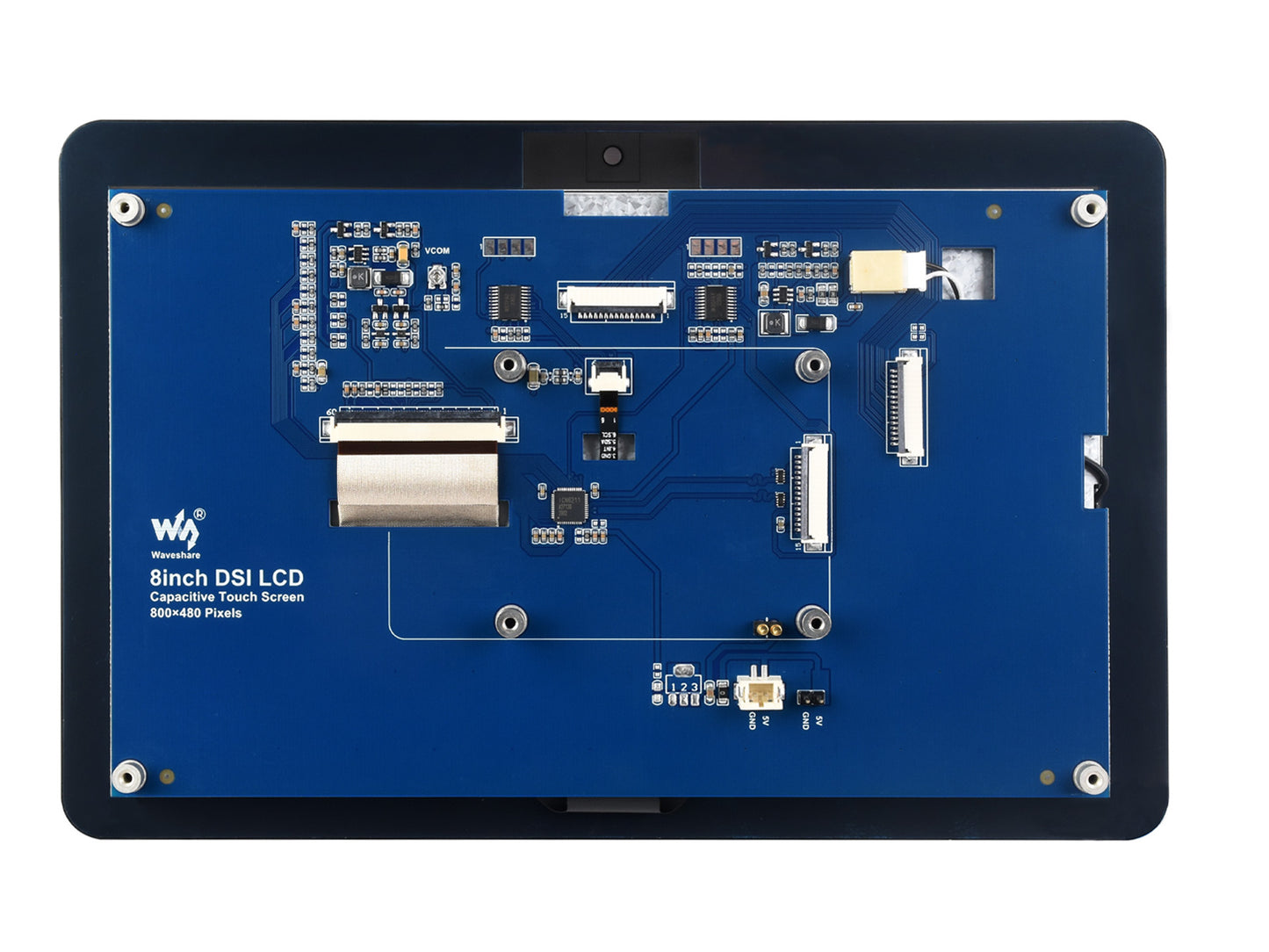 8inch Capacitive Touch Display for Raspberry Pi, DSI Interface, 800×480